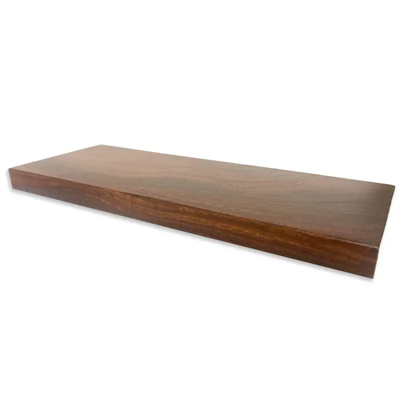 Tablette en noyer noir massif rainurée – Lignum Super Prix