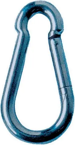 Mousqueton poire zingué LEVAC – Ø 6 x 60 mm – 5264C Certifié