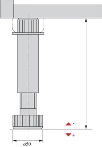 Promotion Saisonnière Pied de réglage HETTICH Euro - 71840