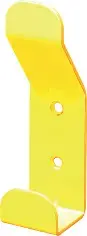 Patère double accroche acier DEVISMES – laqué jaune ral1003 – F10555JAU Produit De Marque