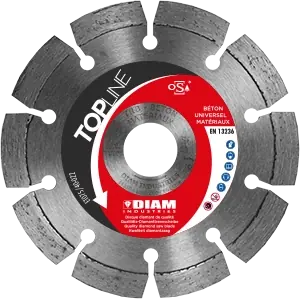 Disque diamant Ø150/22.23 DIAM pour béton – TRB150/22 Solde