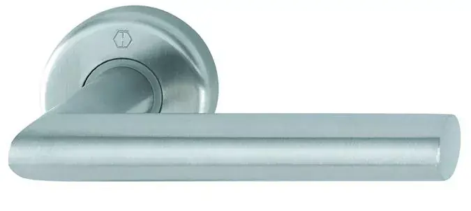 Garniture de porte sur rosace Utrech HOPPE Inox - 39406 Affaire À Saisir