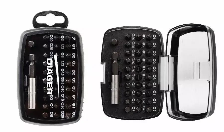 Coffret torsion embouts DIAGER 32 pièces + porte-embout FOX II – 632C Prix Cassé