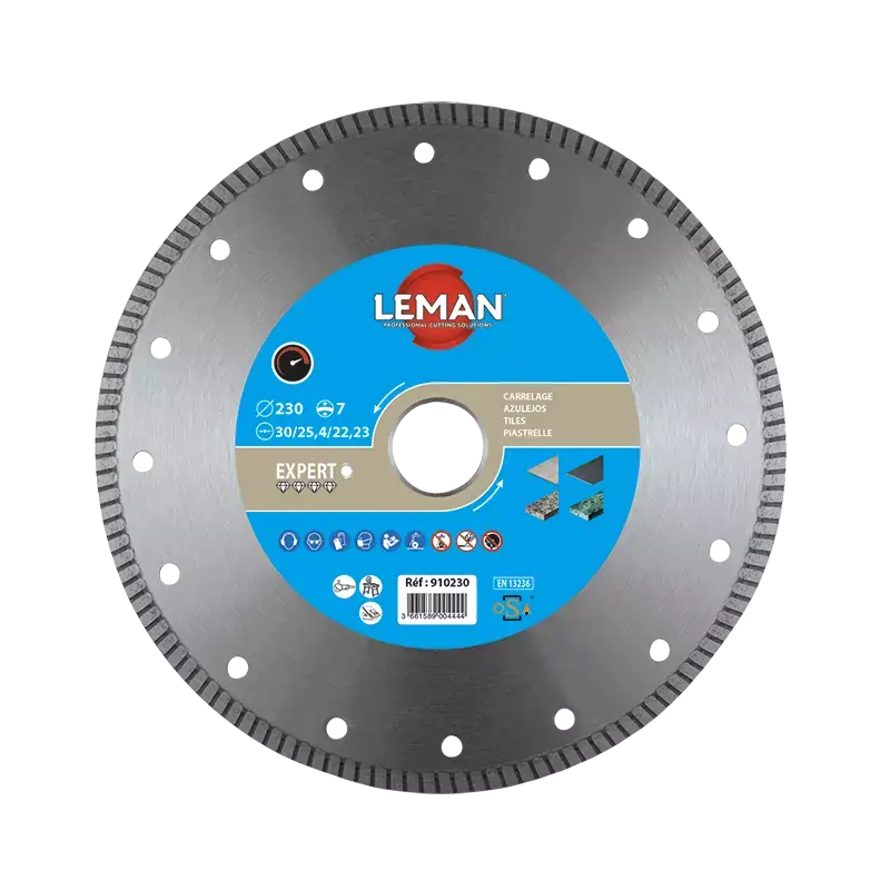 Disque diamant LEMAN – Grès cérame – Ø 250mm – 910250 Livraison Express