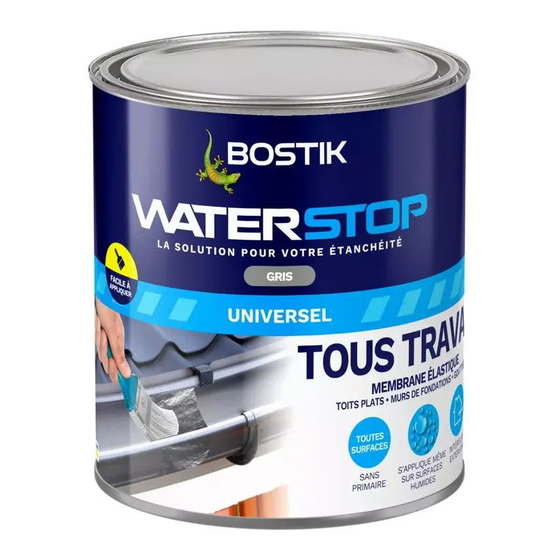Affaire À Saisir Membrane d‘étanchéité Waterstop – BOSTIK – direct sans primaire Gris – 30605XX