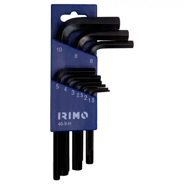 Livraison Express Jeu Cles Males Vis 6 Pans 9Pcs Irimo