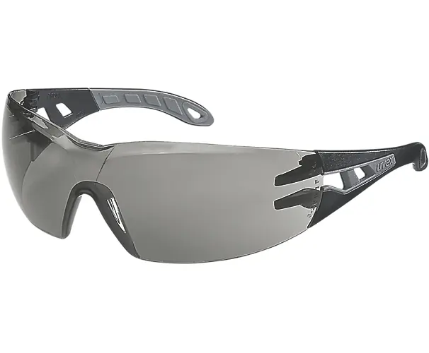 Lunettes de protection solaire pheos gris anti-rayures anti-buée anti-UV projections chimiques Uvex Prix Choc