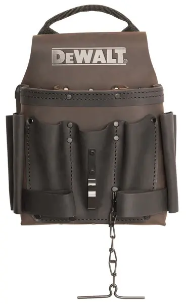Authentique POCHETTE ELECTRICIEN EN CUIR DEWALT
