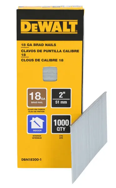 CLOUS CALIBRE 18 DEWALT (5000) DBN18200 Usine Directe