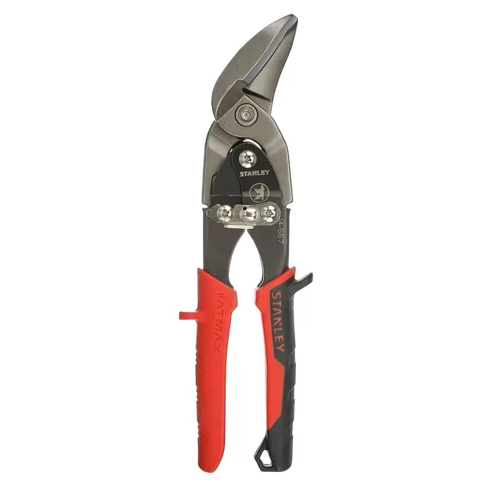 Stanley – Cisaille aviation à chantourner passe-franc GAUCHE 250mm – nez arrondi – FATMAX – 2-14-567 Usine Directe