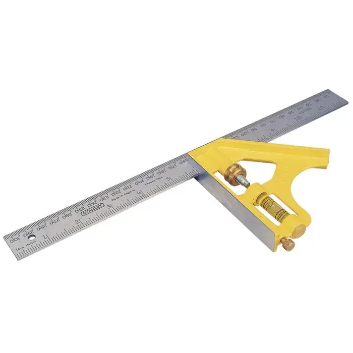 Stanley - Equerre à combinaison die cast multi-usage 300mm - 2-46-143 Commander Maintenant