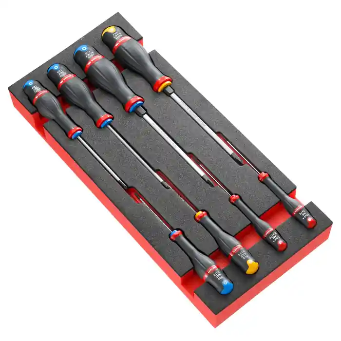 Vente Flash Facom - Module 8 tournevis protwist en plateau mousse N°2 - MODM.AT2