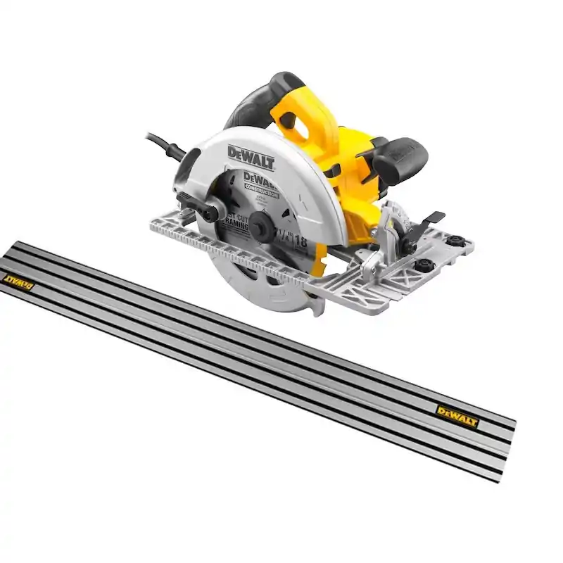 Scie circulaire compacte Ø190mm 1600W + Rail DWE576KR DeWalt Nouvel Arrivage