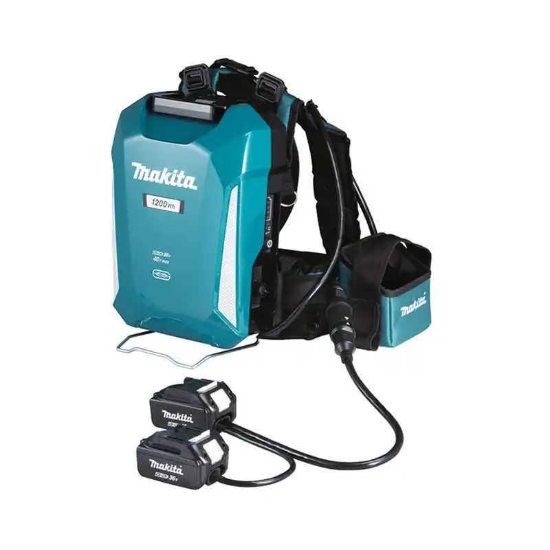 Accu dorsal Li-Ion 2x18V 36V ou 40Vmax / 33.5 Ah PDC1200A01 Makita Retour Gratuit