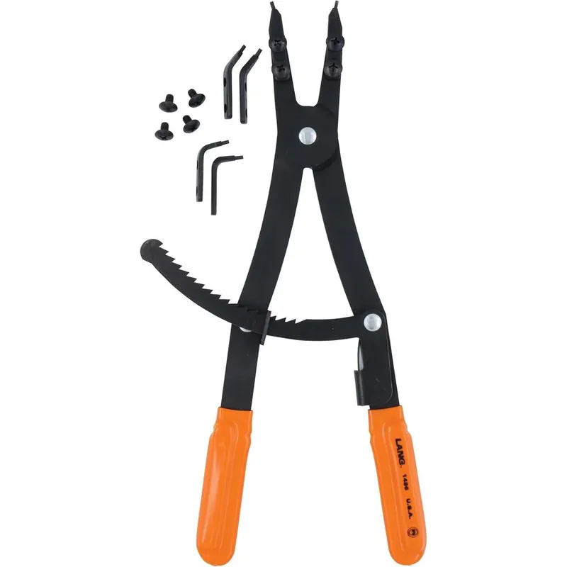 Lang Tools 1486 Pince pour anneau de retenue externe robuste Nouvel Arrivage