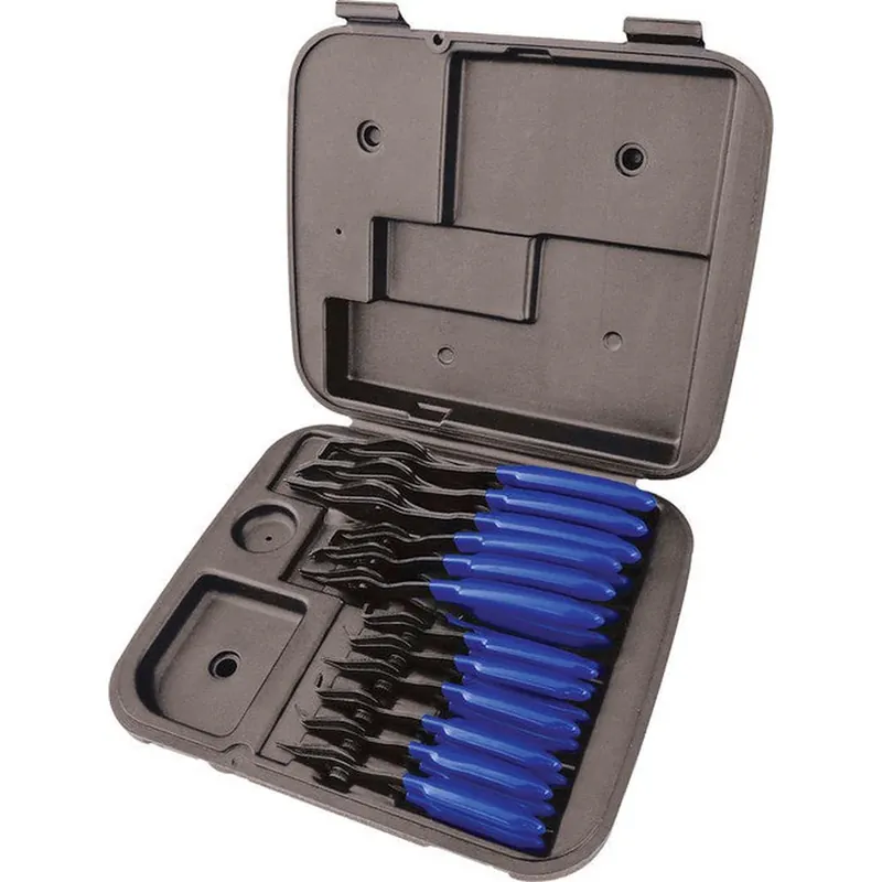 Usine Directe ATD Tools PLT99915 ENSEMBLE DE 12 PLIS POUR ANNEAUX SNAP INTERNES/EXTERNES, DROITS, POINTES 45° ET 90°, 0,038", 0,047", 0,070", 0,090"
