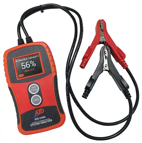 ATD Tools 5494 Testeur de diagnostic du système de charge et de démarrage de la batterie, 100-1700 CCA, plage de fonctionnement 5 V-33 V Seulement Aujourd'hui