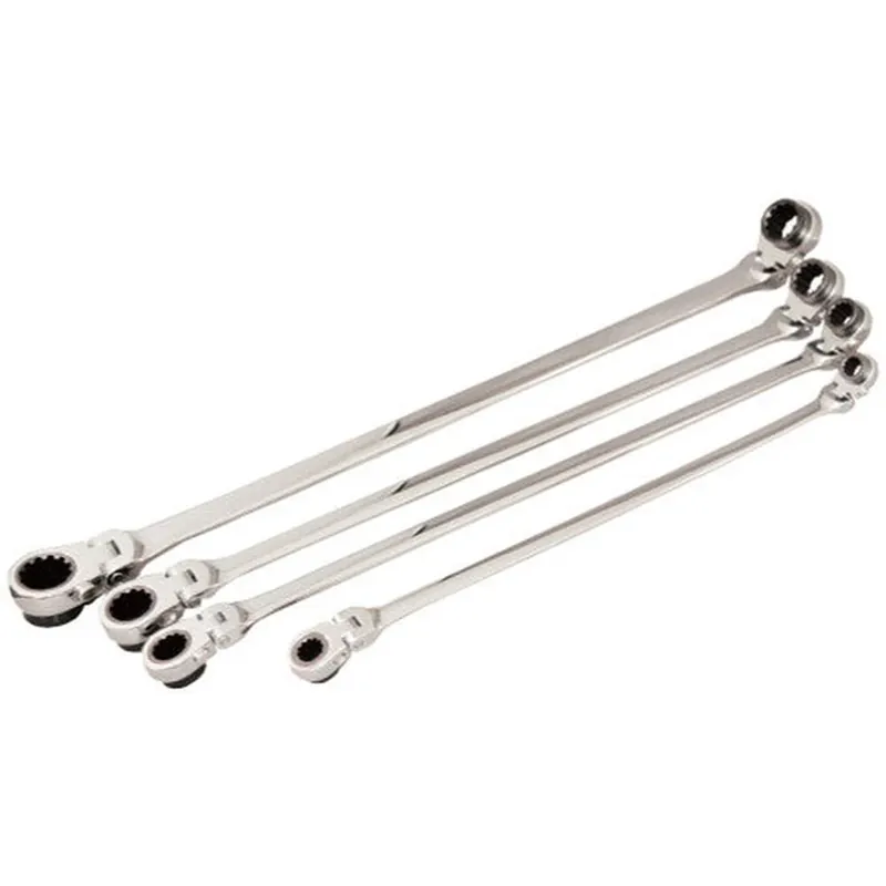 ATD Tools PLT99755 CLÉ À CLIQUET À DOUBLE BOÎTE RÉVERSIBLE XL AVEC TÊTE FLEXIBLE, SPLINE UNIVERSELLE, 5/16" X 3/8" Offre Exclusive