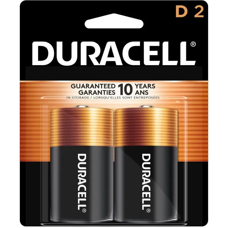 Offre Spéciale Duracell MN1300B2Z DUR COPPERTOP D RETAIL/CARDED 2CT
