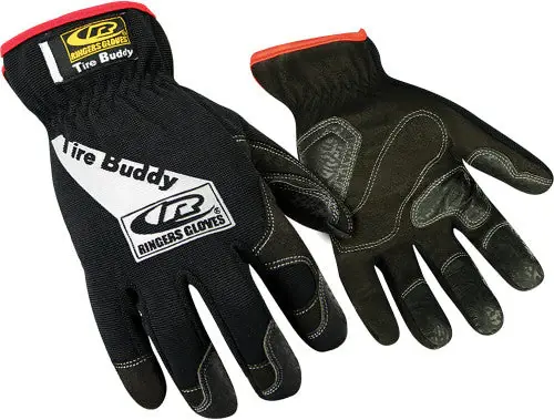 Gants pour automobile Ringers Gloves 103-11 Tire Buddy avec paume rembourrée – Taille 11 (XL) avec manchette à enfiler Authentique