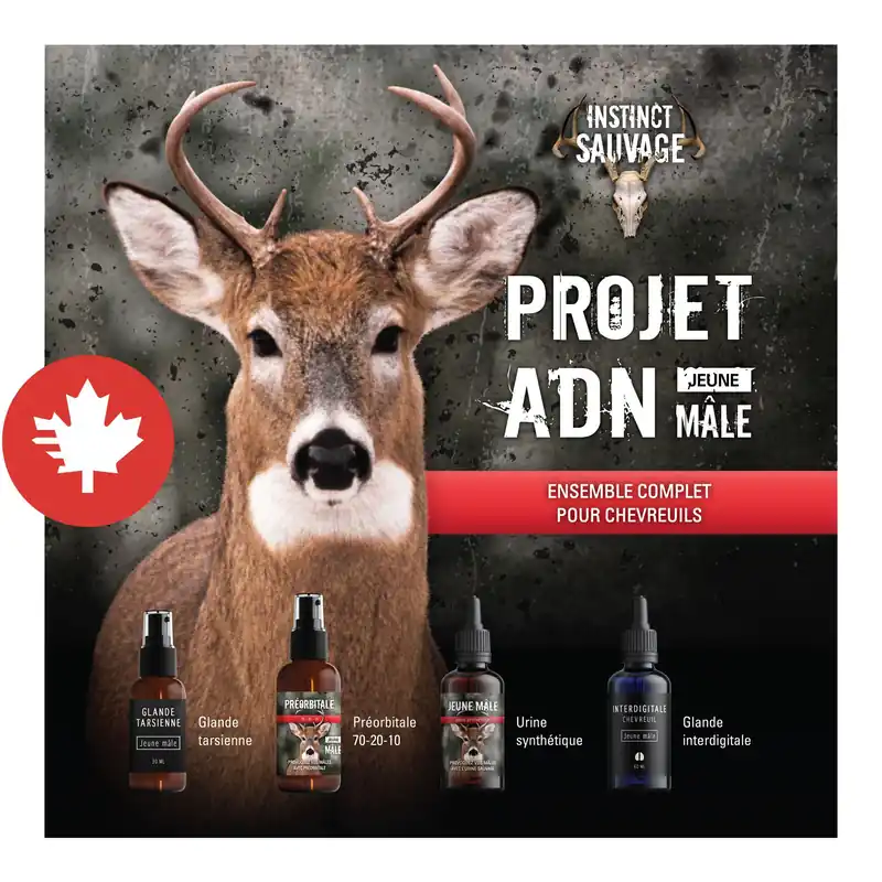 Produit De Marque Ensemble complet pour jeunes chevreuils mâles Projet ADN, 210 ml